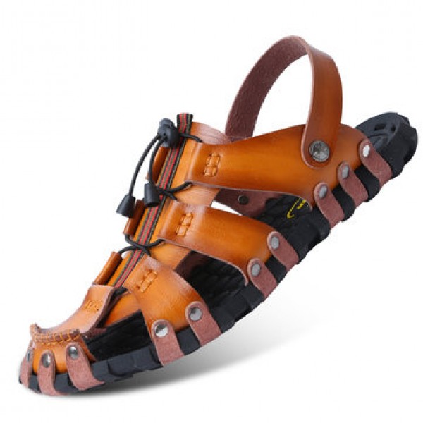 Men Beach Shoes Breathable Sandals Cooler Summer R...