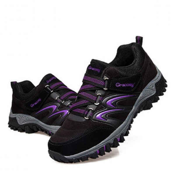 Gracosy  Breathable  Waterproof  Anti-slip Rubber Outsole Outdoor Camping Hiking Casual Shoes