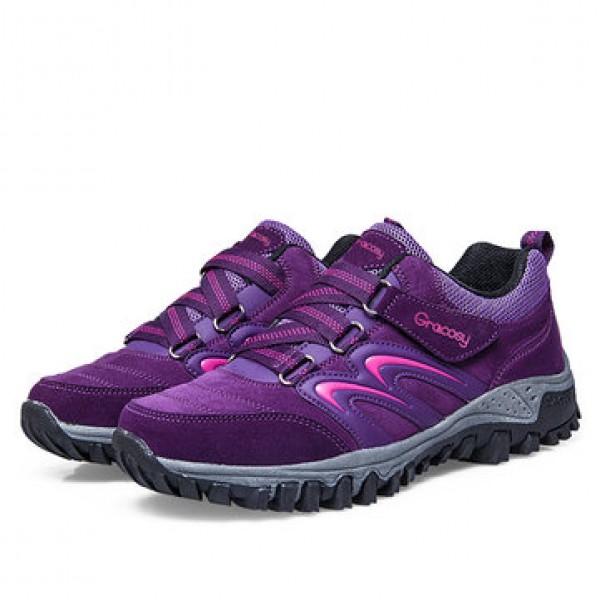 Gracosy  Breathable  Waterproof  Anti-slip Rubber Outsole Outdoor Camping Hiking Casual Shoes