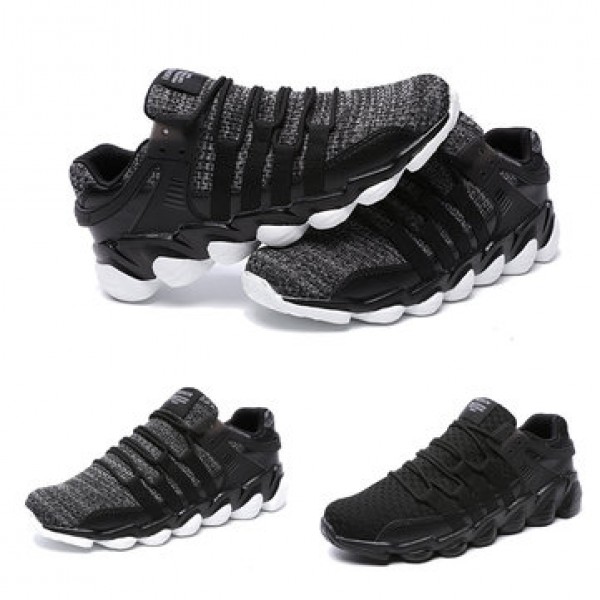 Men  Breathable Ankle Sneakers Stretchy Weave Knit Non-slip Comfy Running Walking Shoes
