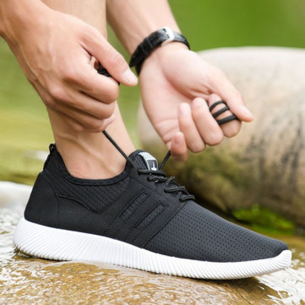 Men Fashion Outdoor Light Mesh Breathable Casual Sport Comfortable Running Shoes Sneakers