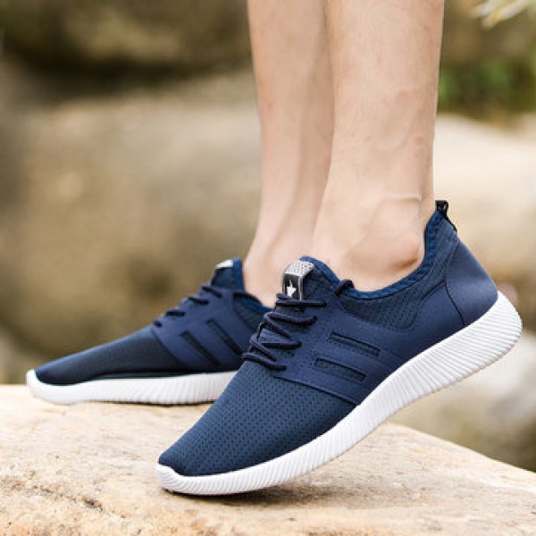 Men Fashion Outdoor Light Mesh Breathable Casual Sport Comfortable Running Shoes Sneakers
