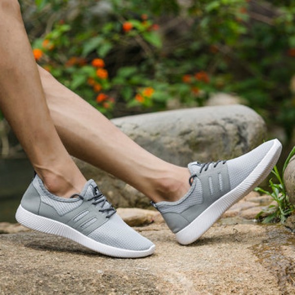 Men Fashion Outdoor Light Mesh Breathable Casual Sport Comfortable Running Shoes Sneakers