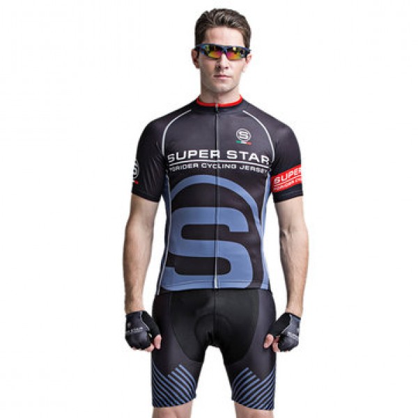 Mens Cycling Short Sleeve Suits Bicycle Shorts Spo...