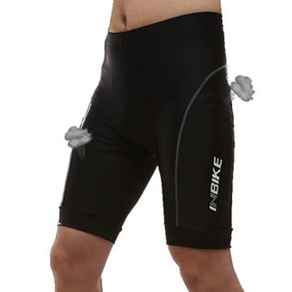 INBIKE Men Cycling Shorts breathable draping black medium and small size