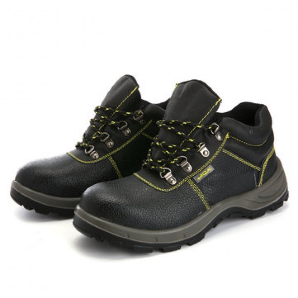 TENGOO Men Hiking Shoes Steel Toe Safety Shoes Anti-Smashing Work Shoes Outdoor Sneakers