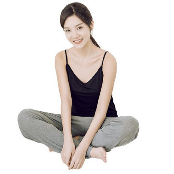 UREVO Women Summer Bamboo Fiber Fabrics Attractive Soft Breathable Yoga Vest Shoulder Tank Top From Xiaomi Youpin
