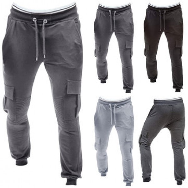 Men Gym Sport Running Baggy Pant Jogging Slim Fit ...