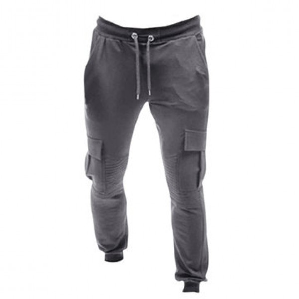 Men Gym Sport Running Baggy Pant Jogging Slim Fit M-3XL Casual Cargo Trousers