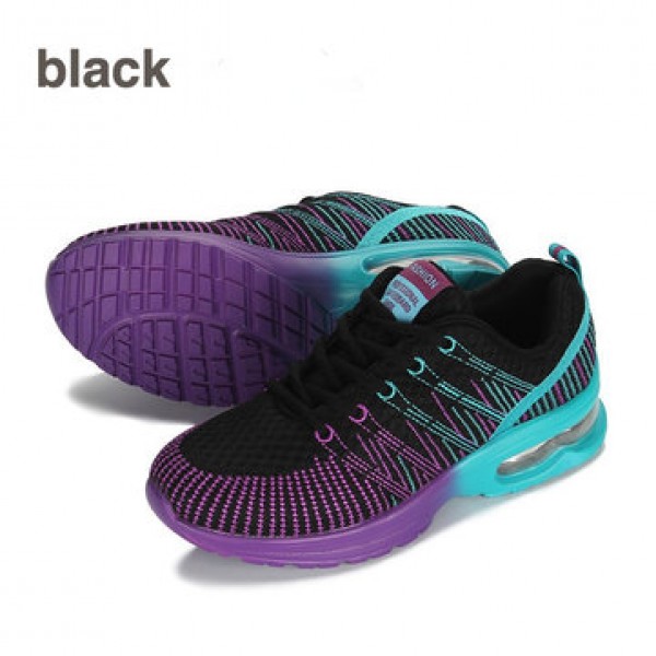 AU Women Casual Breathable Mesh Shoes Sport Running Lace up Air Cushion Trainer Sneakers