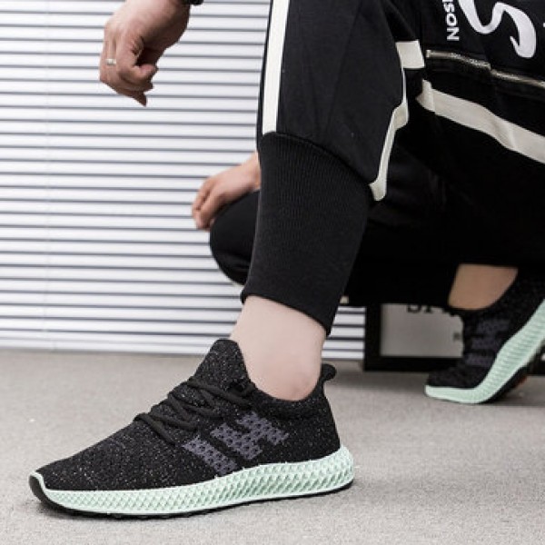 TENGOO Fly-A1 Men Sneakers Ultralight Soft Breathable Bouncy Shock Absorption Sports Running Shoes