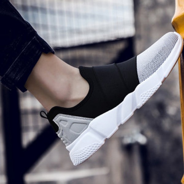 Men and Women Breathable Non-Slip Wearable Sneakers Ultralight Shoes Work Shoes Casual Running Sneakers