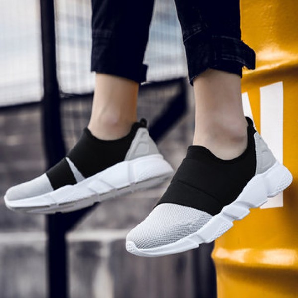 Men and Women Breathable Non-Slip Wearable Sneakers Ultralight Shoes Work Shoes Casual Running Sneakers