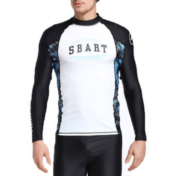 Men Skinny Patchwork Wter Protective Diving Suit Swimsuit for Men Swimwear