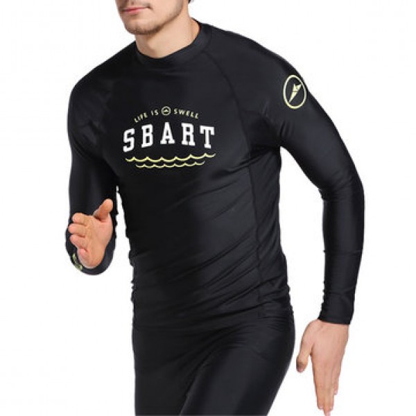 Men Skinny Patchwork Wter Protective Diving Suit S...