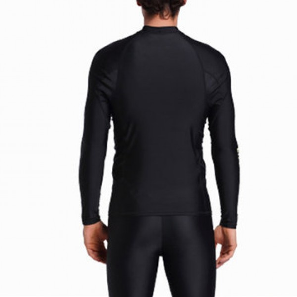 Men Skinny Patchwork Wter Protective Diving Suit Swimsuit for Men Swimwear