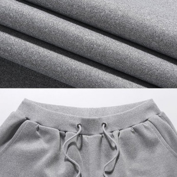 Mens Casual Sport Suit Stitching Color Long Sleeve Sweatshirt Jogger Pants Running Clothing