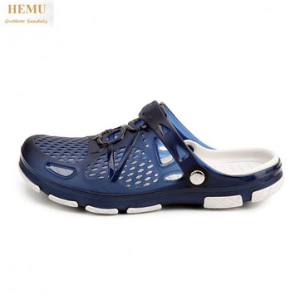 HEMU Men Slippers Non-Slip Quick Drying Waterproof Deodorant Fashion Sports Casual Sandals