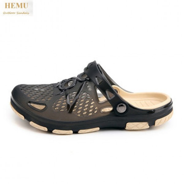 HEMU Men Slippers Non-Slip Quick Drying Waterproof Deodorant Fashion Sports Casual Sandals