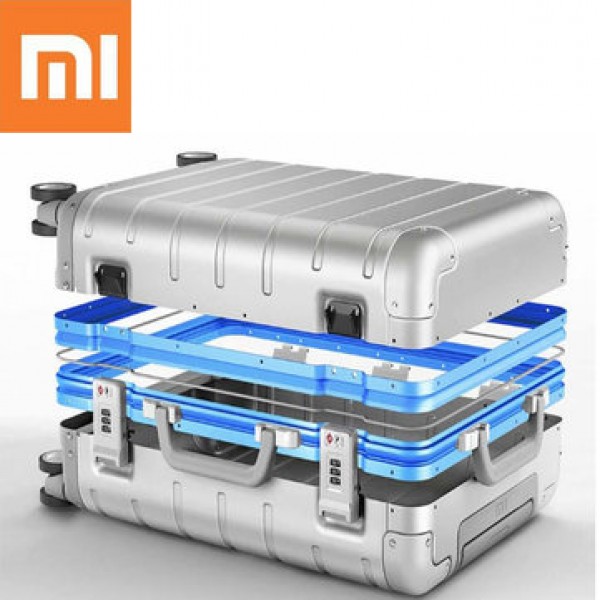 Original Xiaomi 20inch Travel Suitcase Men Women Business Trunk 31L Aluminum Alloy TSA Lock Spinner Wheel Carry On Luggage Case