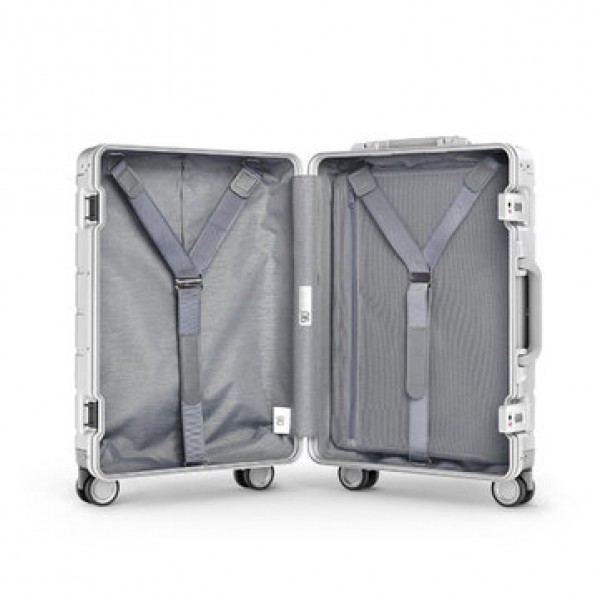 90FUN 20inch Travel Suitcase 31L Aluminum Alloy TSA Lock Spinner Wheel Carry On Luggage Case from Xiaomi Youpin