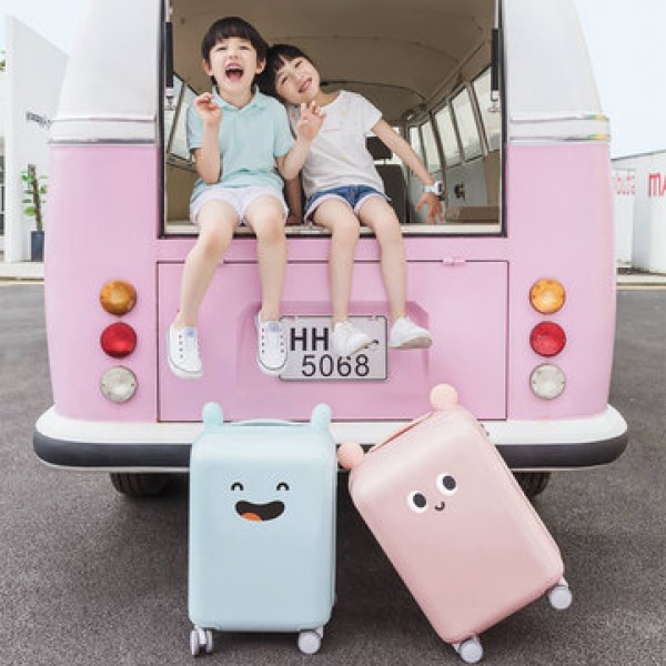 Xiaomi 18inch Lovely DIY Sticker Travel Suitcase TSA Lock Children Kid Trolley Carry On Luggage