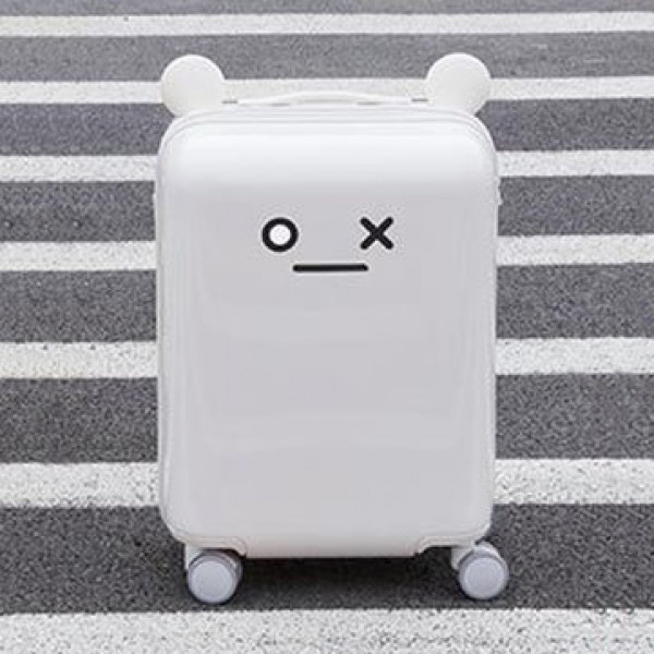 Xiaomi 18inch Lovely DIY Sticker Travel Suitcase TSA Lock Children Kid Trolley Carry On Luggage