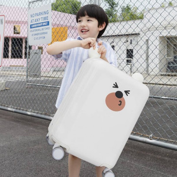 Xiaomi 18inch Lovely DIY Sticker Travel Suitcase TSA Lock Children Kid Trolley Carry On Luggage