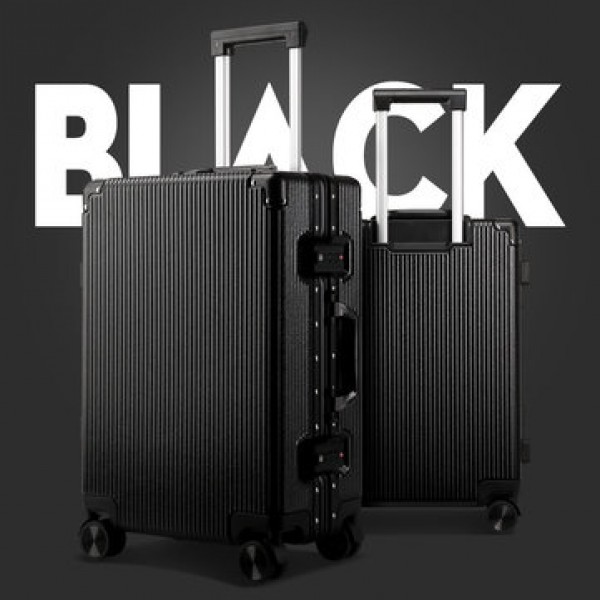 BOPAI 20/24inch Travel Suitcase Aluminum Alloy TSA Lock Spinner Wheel Carry On Luggage Case