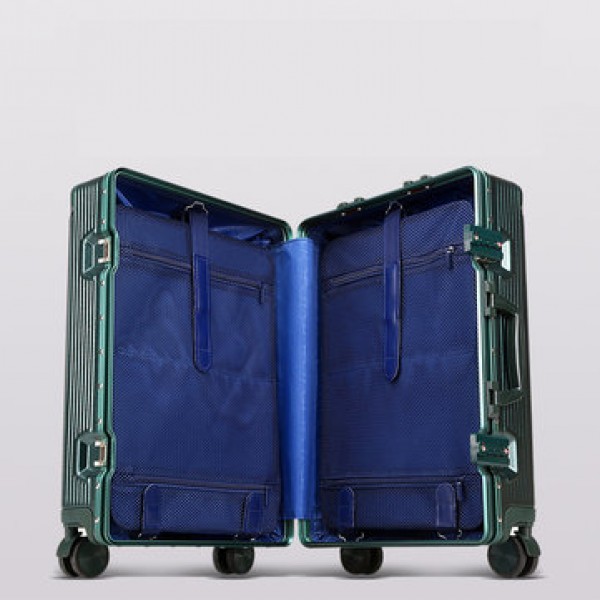 BOPAI 20/24inch Travel Suitcase Aluminum Alloy TSA Lock Spinner Wheel Carry On Luggage Case