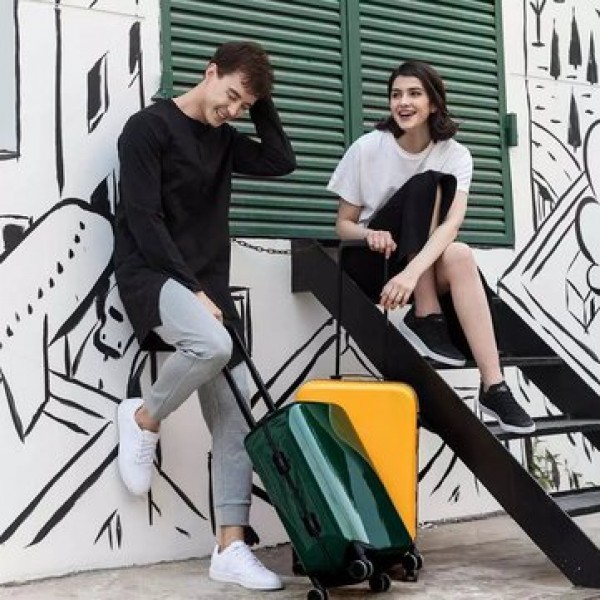 90FUN 20inch Smart Fingerprint Lock Travel Suitcase from Xiaomi youpin