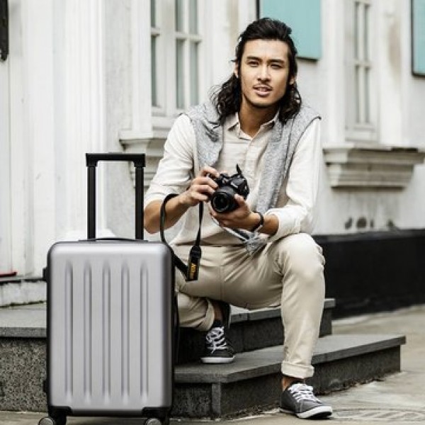 90FUN 20inch Suitcase 33L TSA Lock Spinner Wheel Carry On Luggage Case from Xiaomi youpin