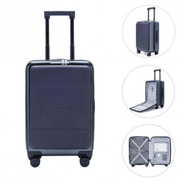90FUN 20inch Suitcase TSA Lock 36L Luggage Case Fr...