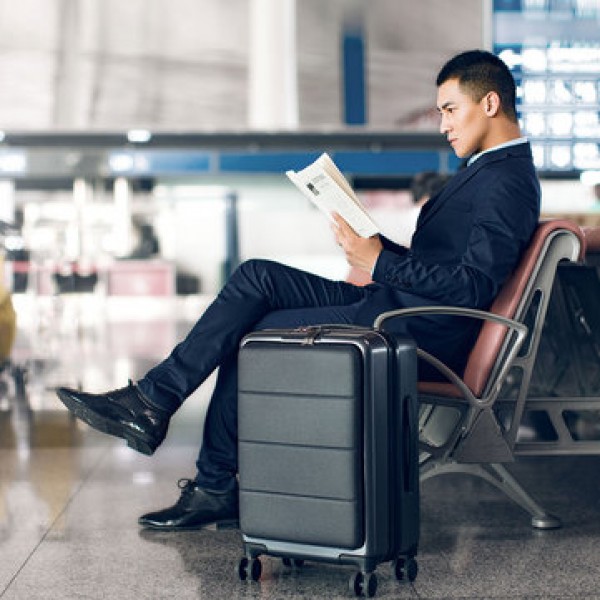 90FUN 20inch Business Suitcase TSA Lock 36L Travel...