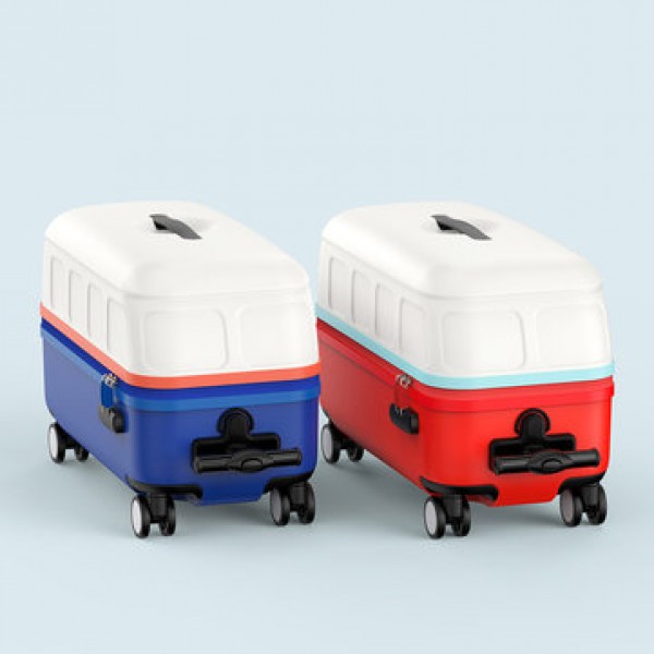 Zhixing 20inch 30L Children Suitcase Draw-bar Trolley Luggage Sit To Ride Carry-on Case Outdoor Travel from xiaomi youpin