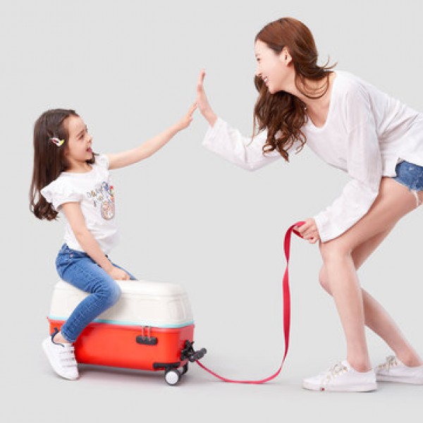 Zhixing 20inch 30L Children Suitcase Draw-bar Trolley Luggage Sit To Ride Carry-on Case Outdoor Travel from xiaomi youpin
