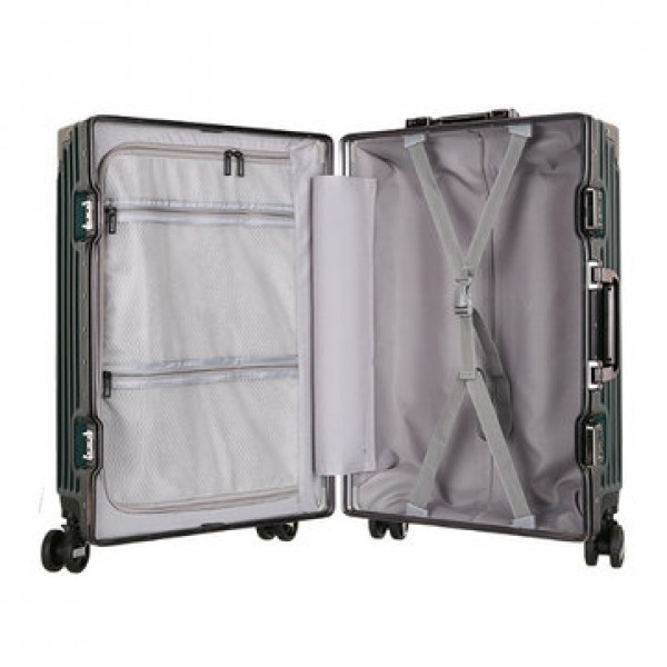 BAOFLY 20/24inch Suitcase Aluminum Frame Waterproof 3 File Pull Rod Adjustable Luggage Camping Travel