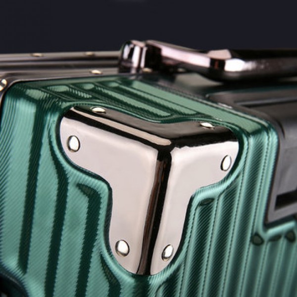 BAOFLY 20/24inch Suitcase Aluminum Frame Waterproof 3 File Pull Rod Adjustable Luggage Camping Travel