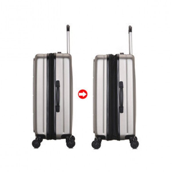 BAOFLY Men Travel Suitcase Aluminum Alloy Password Lock Universal Wheel Luggage Case Women Trunk