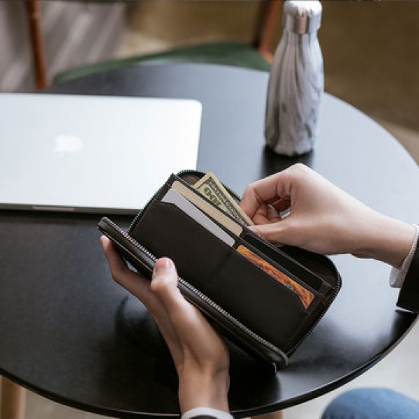90FUN Waterproof Anti-theft Calf Leather Travel Wallet from Xiaomi youpin