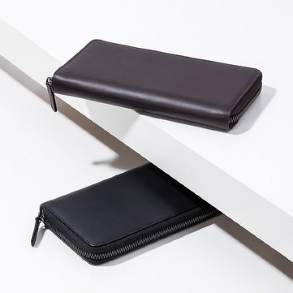 90FUN Waterproof Anti-theft Calf Leather Travel Wallet from Xiaomi youpin