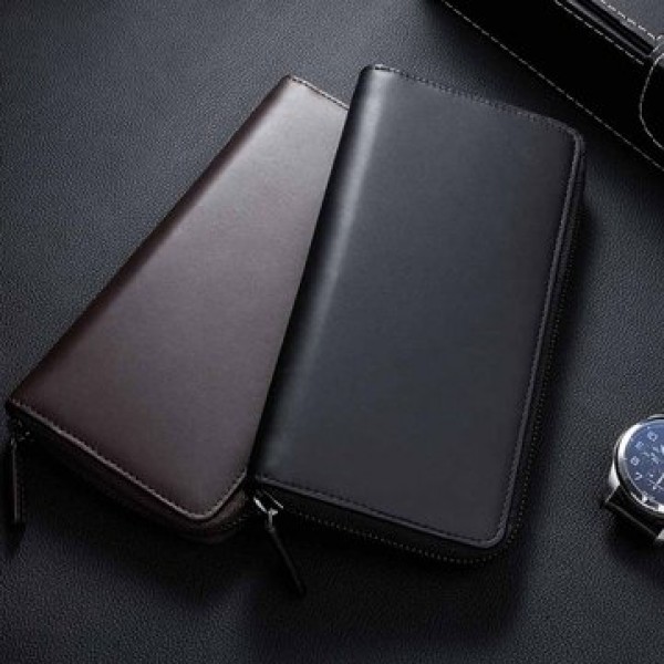 90FUN Waterproof Anti-theft Calf Leather Travel Wallet from Xiaomi youpin