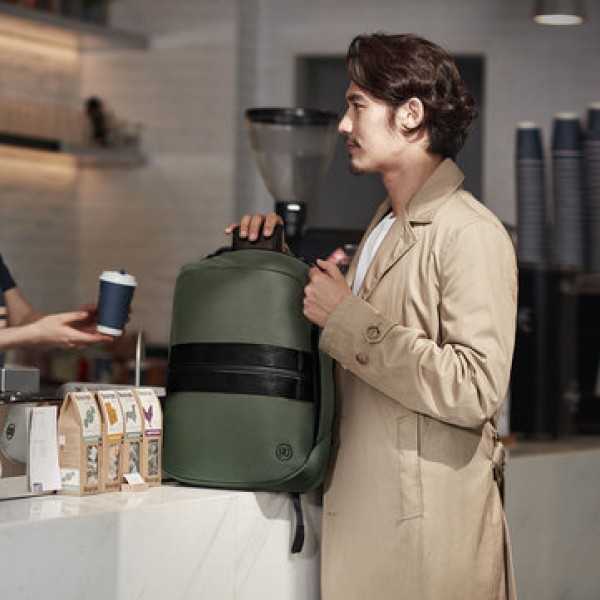 90FUN 17.5L Business Backpack Waterproof 75D Polyester Laptop Bag From Xiaomi Youpin