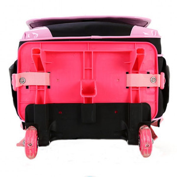 25L 2Pcs Children Trolley Backpack Shoulder Bag Camping Trolley Case With Wheels