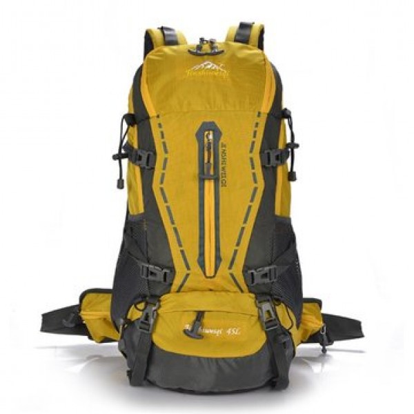 45L Tactical Camping Hiking Traveling Mountaineering Backpack
