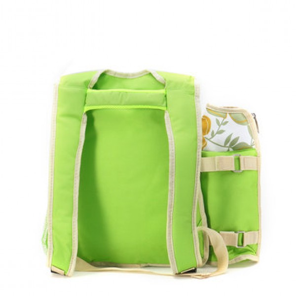 600D Oxford Cloth Camping Picnic Bag Portable Food Container Storage Bag With 2/4 Person Tableware