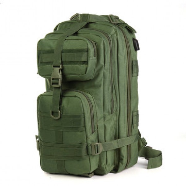 36L Outdoor Military Tactical Laptop USB  Backpack Waterproof 900D Oxford Rucksack Camping Hiking