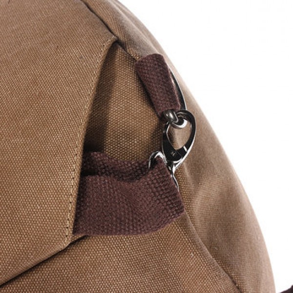 Vintage Canvas Travel Backpack Rucksack  Camping Hiking Bag