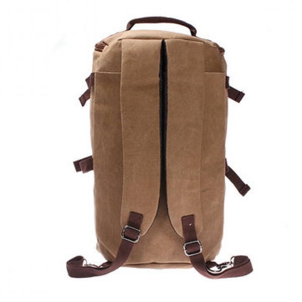Vintage Canvas Travel Backpack Rucksack  Camping Hiking Bag