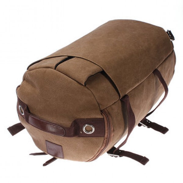 Vintage Canvas Travel Backpack Rucksack  Camping Hiking Bag